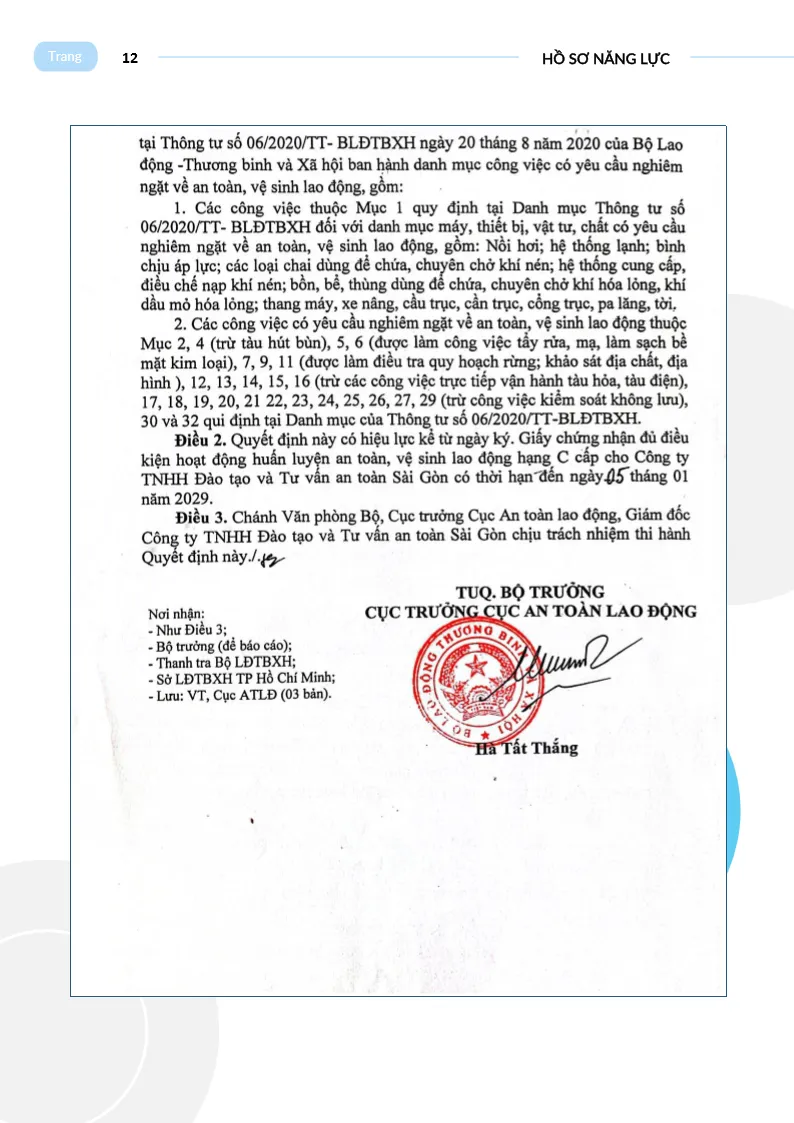 Hồ sơ năng lực công ty - Trang 12