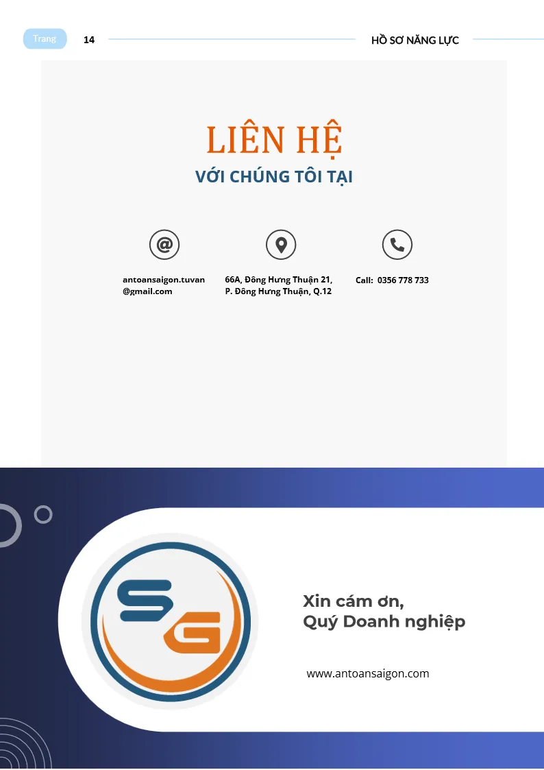 Hồ sơ năng lực công ty - Trang 14
