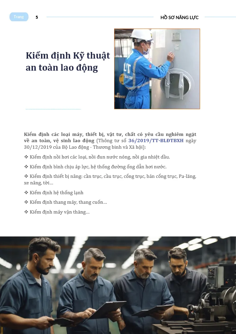 Hồ sơ năng lực công ty - Trang 5